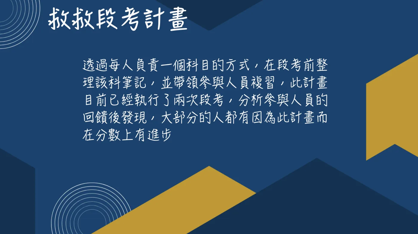 救救段考計畫簡介投影片